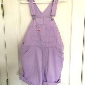 Purple Short overalls